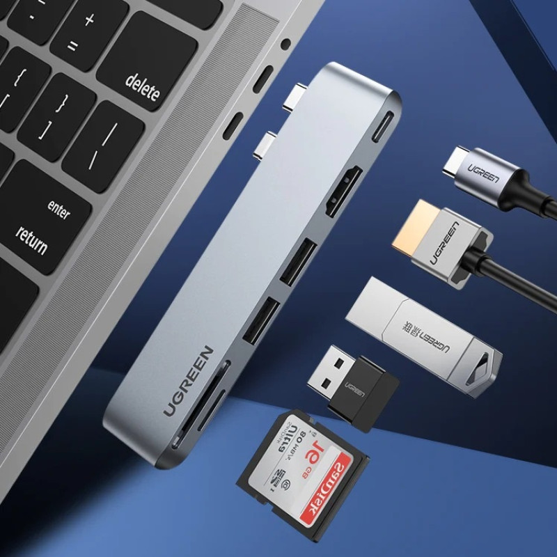 Универсальный адаптер UGreen Dock Adapter (CM380/80856)