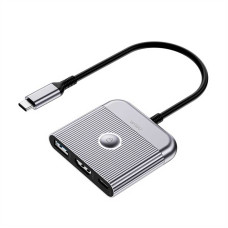 Адаптер-переходник Wiwu Wi-HB002 Traveling 3in1 USB C hub