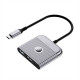 Адаптер-переходник Wiwu Wi-HB002 Traveling 3in1 USB C hub
