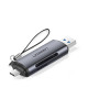 Картридер Ugreen USB-C/USB-A Card Reader (CM185/50706)