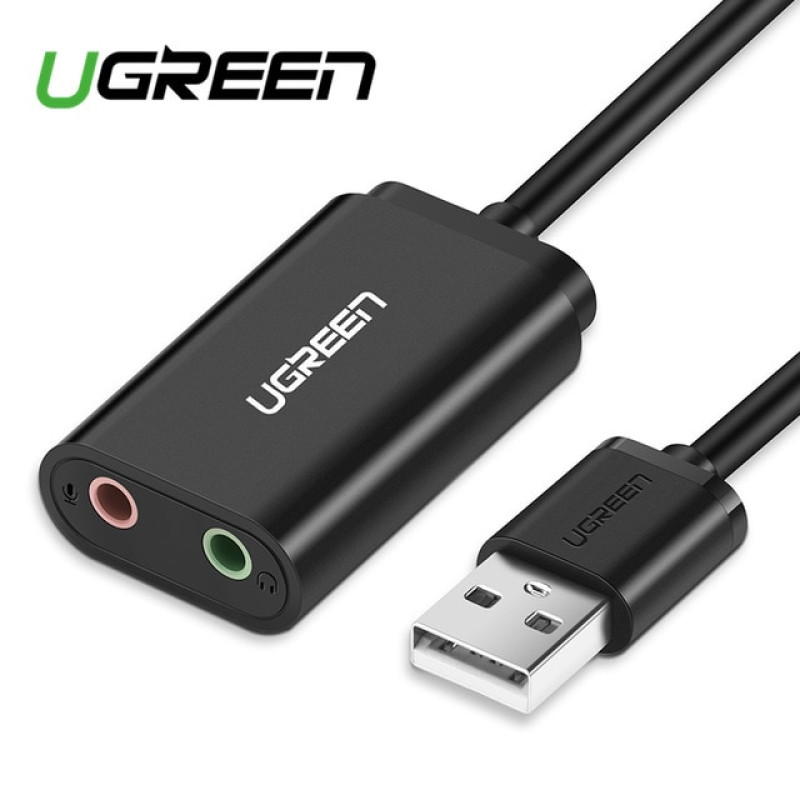 Универсальный адаптер UGreen USB External Stereo Sound Adapter