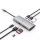 Адаптер-переходник Wiwu Adapter USB Type-C 7 in 1 T8 для Apple Macbook