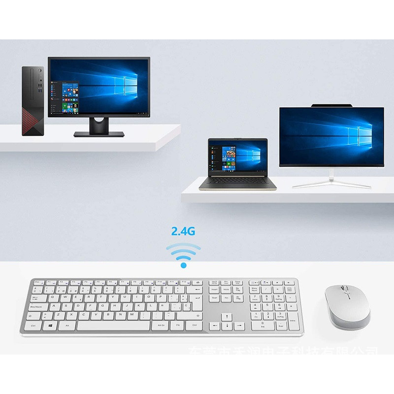 Беспроводная клавиатура и мышь Wireless Keyboard and Mouse Combo