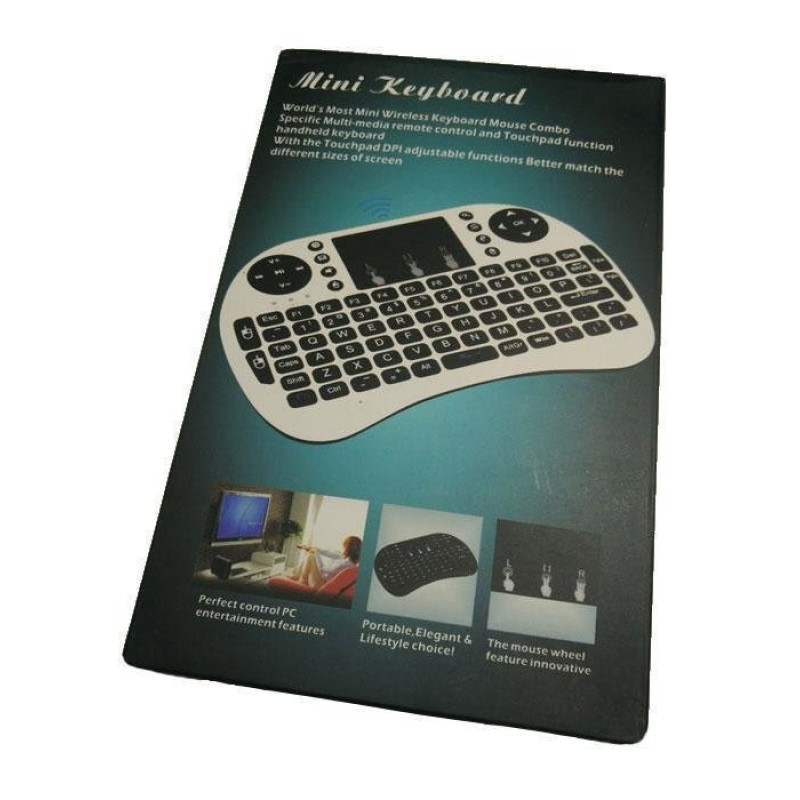 Беспроводная мини клавиатура с тачпадом i8