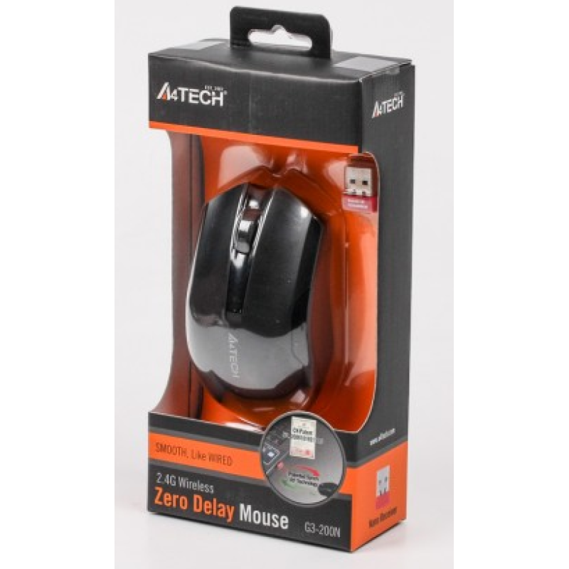Мышка A4Tech G3-200N Wireless