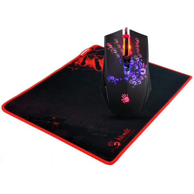 Игровая мышь A4Tech Bloody A6081 USB + Коврик