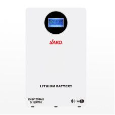 Аккумулятор LiFePO4 SAKO Li-Sun 25,6 В 200 А·ч, 5,12 кВт·ч