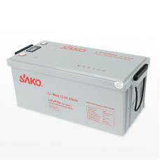 Аккумулятор LiFePO4 SAKO Li-Max 12,8 В 200 А·ч, 2,56 кВт·ч