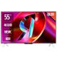 Телевизор Яндекс ТВ Станция с Алисой на YandexGPT QLED 4K UHD 55"
