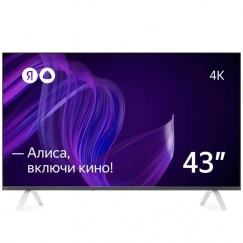 Телевизор Яндекс с Алисой Ultra HD Android 43"