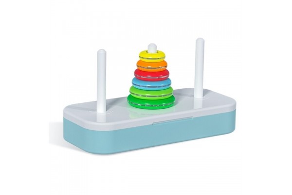 Развивающая детская интеллектуальная игрушка Rainbow Tower Of Hanoi (6)