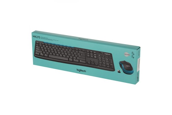 Беспроводная клавиатура и мышь Logitech MK275
