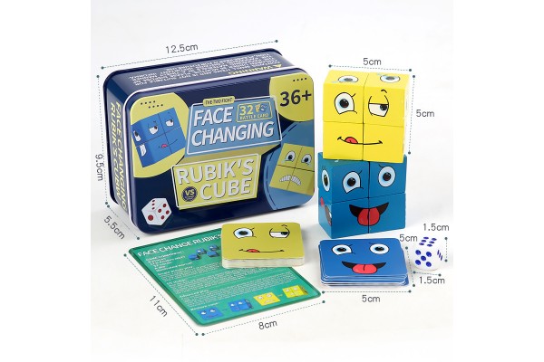 Игра-головоломка для детей Face Changing Rubick's Cube