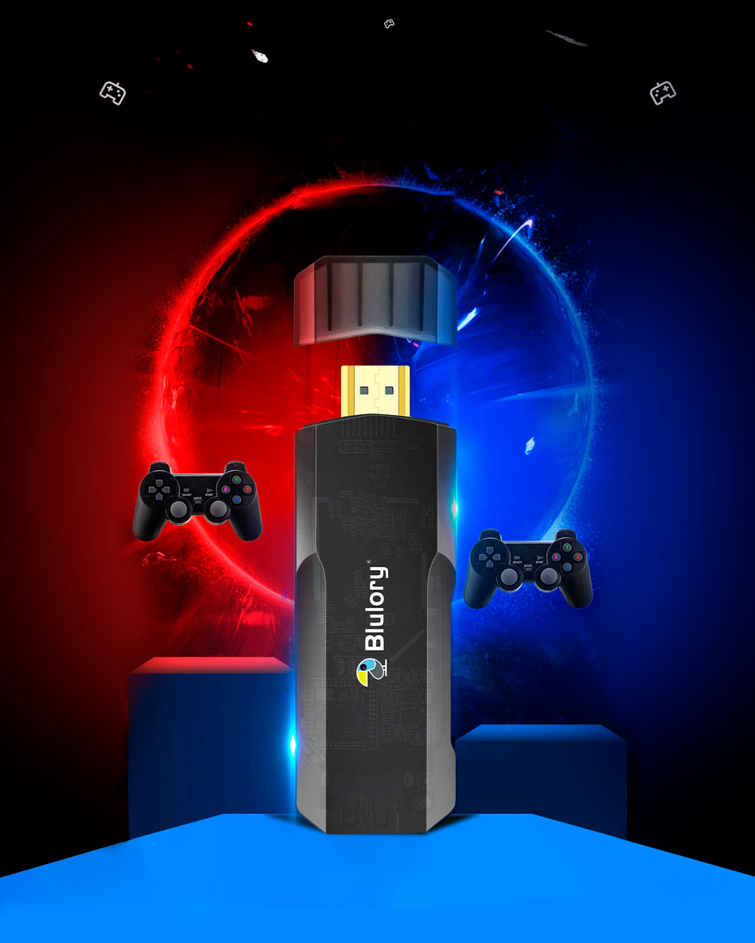 ⚡ТВ-приставка Blulory TV Stick & Game Stick 4K купить в Бишкеке - SOFTECH.KG