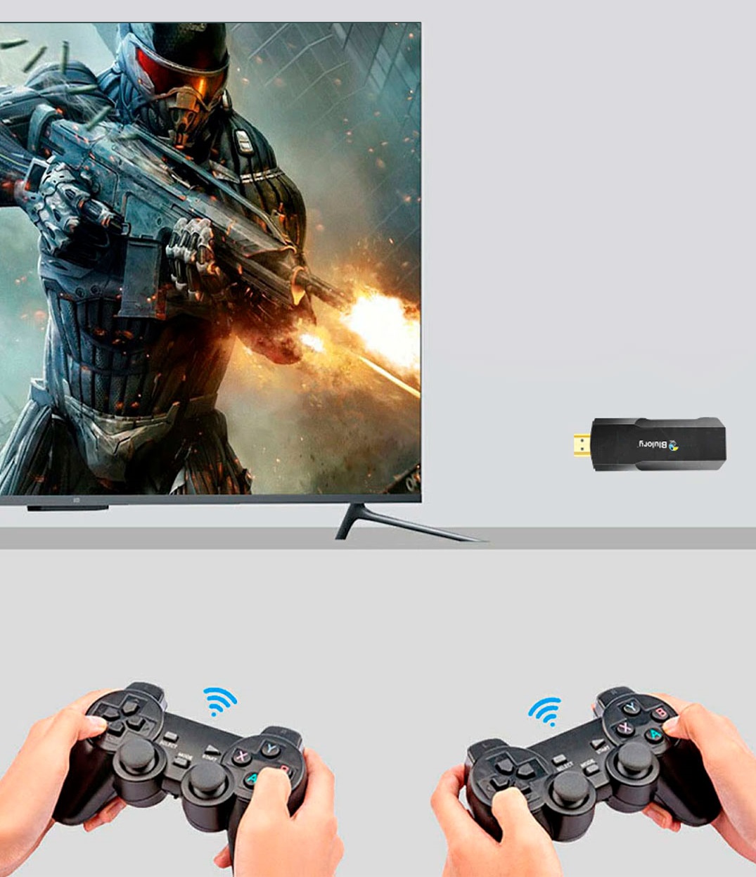 ⚡ТВ-приставка Blulory TV Stick & Game Stick 4K купить в Бишкеке - SOFTECH.KG